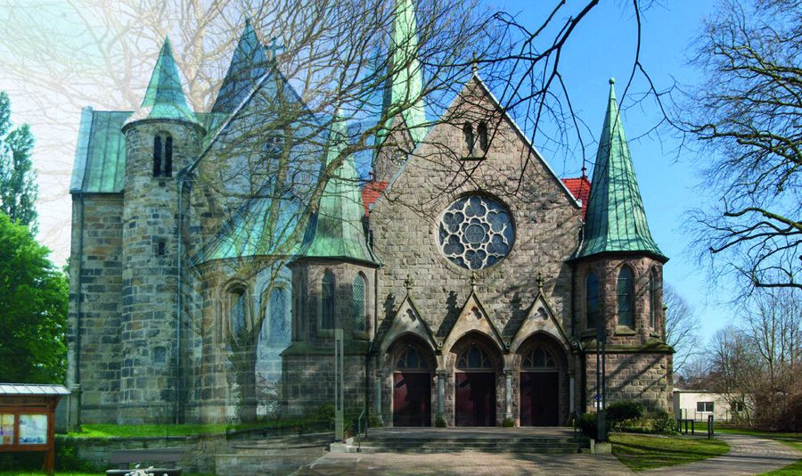 Das Foto zeigt eine Collage der beiden Kirchen der evangelischen Kirchengemeinde Holzwickede und Opherdicke. (Foto/Collage: ev. Gemeinde Holzwickede und Opherdicke)