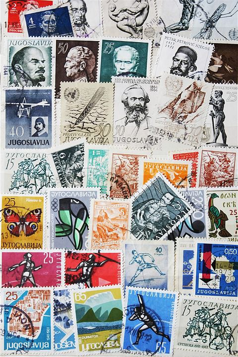Verschiedene Briefmarken. (Foto: Pixabay.de)