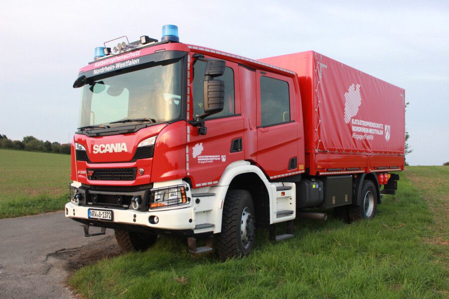 Das neue Transportfahrzeug der Holzwickeder Feuerwehr für den Einsatz beim Katastrophenschutz. (Foto: Feuerwehr Holzwickede)