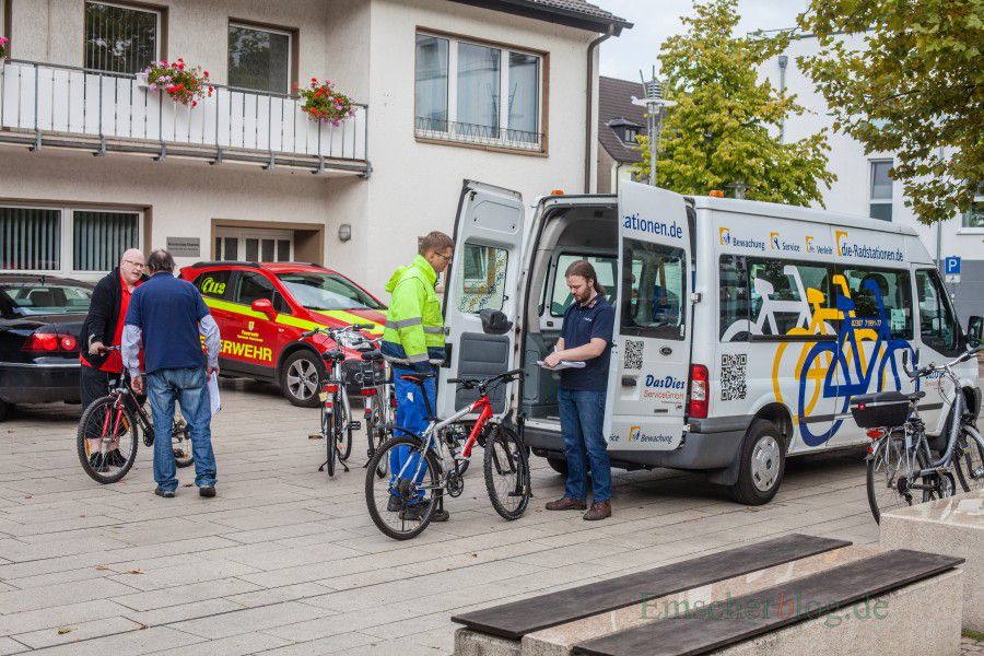 Weil das Angebot nur wenig genutzt wird, kommt die mobile Radwache nur noch einmal monatlich nach Holzwickede. (Foto: P. Gräber - Emscherblog.de)
