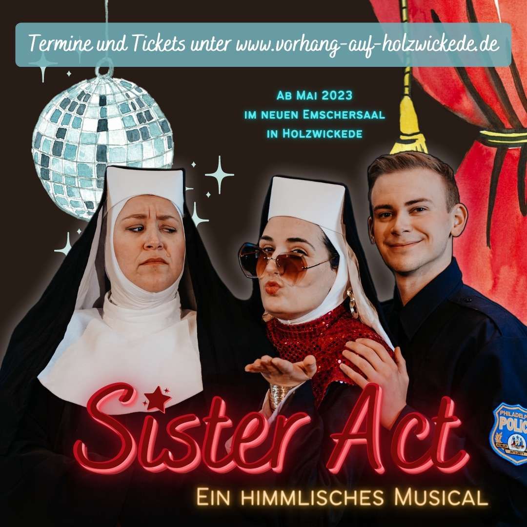 Das Plakat zum Musical des Vereins "Vorhang auf, Holtwickede!".