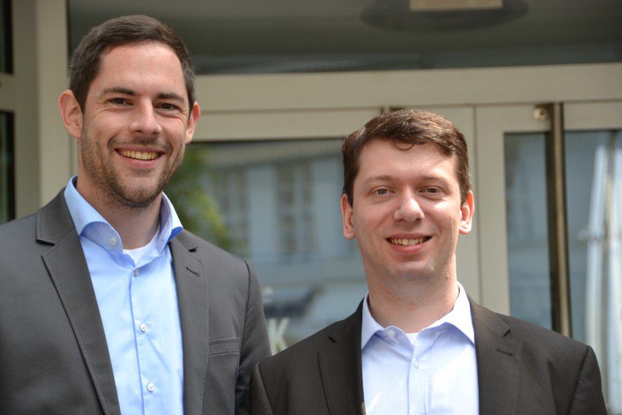 Verstärken seit Juli das Team der WFG: Ansgar Burchard (links) und Markus Sobotta. (Foto: WFG - Ute Heinze)