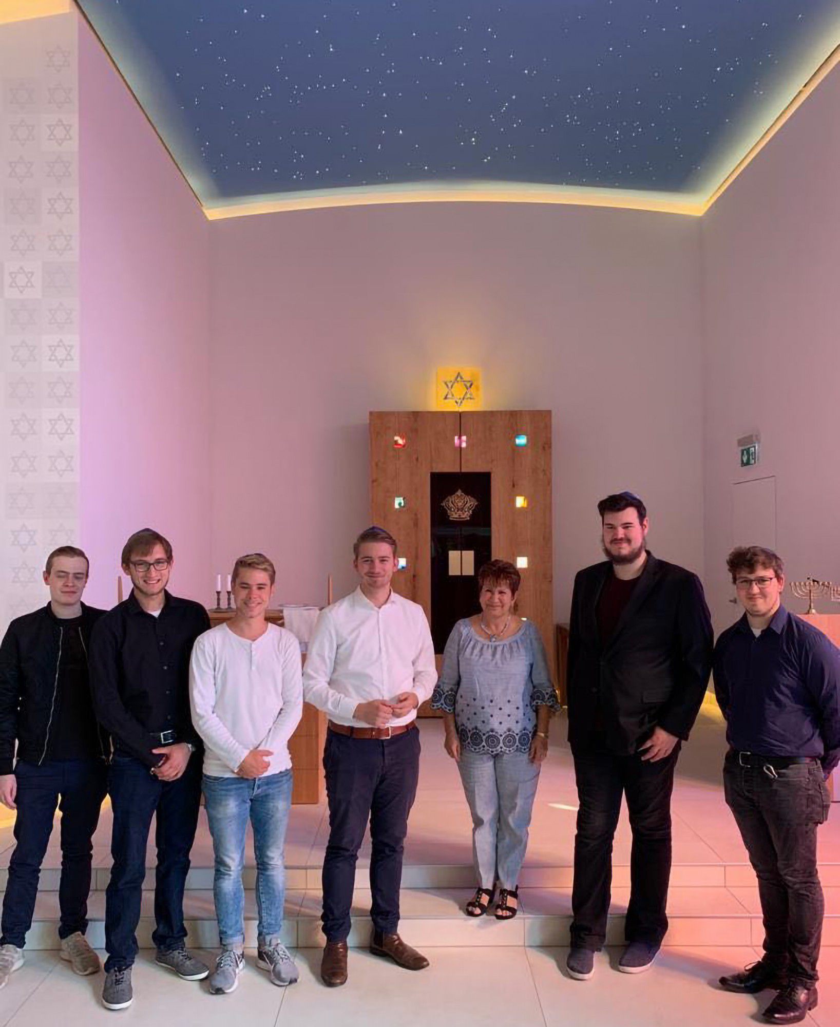 Mitglieder der CDU und Jungen Union Holzwickede bei ihrem Besuch in der Synagoge in Unna. (Foto: privat)