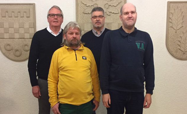 Auf dem Bild von links: Uwe Nettlenbusch, Ronny Röth, Bernd Rafflenbeul, Michael Koblitz (nicht im Bild Fouad Zemraoui)