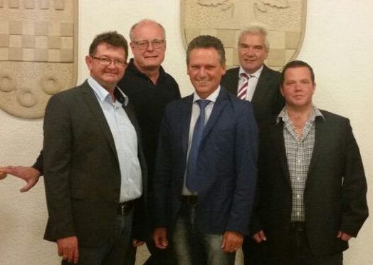 Der neugewählte CDU-Fraktionsvorstand: Frank Lausmann, Dieter Buckemüller, Frank Markowski, Roland Schütrtforth und Marco Lammert. (Foto: CDU)