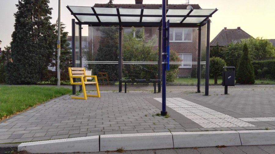 So gut erhalten wie diese sind längst nicht alle Bushaltestellen in der Gemeinde: Die Partei fordert nun eine Begrünung der Haltestellen. (Foto: Gemeinde Holzwickede)