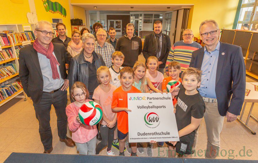 Die Dudenrothschule ist jetzt offizielle "Juniorpartnerschule des Volleyballs". (Foto: P. Gräber - Emscherblog.de)