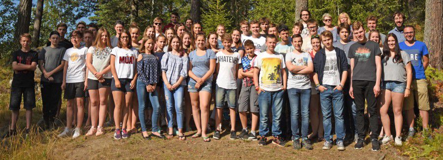 Die Teilnehmer der Schweden-Freizeit der Ev. Jugend Holzwickede. in diesem Jahr. Im kommenden Jahr bietet die Ev. Jugend ein neues Ziel in Schweden an. (Foto: privat)
