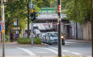 Die Bahnunterführung an der Nordstraße soll nach dem Willen der Grünen im kommenden Jahr endlich weiter aufgehübscht werden. Rd. 500 000 Euro stehen dafür im Haushalt bereit. (Foto: P. Gräber - Emscherblog.de)
