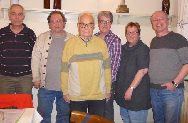 Der neue Vorstand des Historischen Vereins, v.l.: Friedrich-Wilhelm Brand, Martin Böttcher, Bernhard Schierok, Monika Blennemann, Brigitte Skupch, Andreas Heidemann. (Foto: privat)