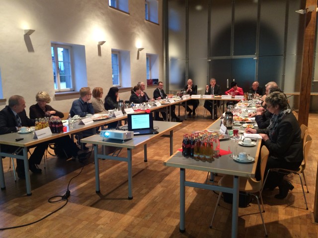 Die Sitzung der Vertreter der Initiative im Bauhaus am Haus Opherdicke. (Foto: Sengül Ersan - Kreis Unna)