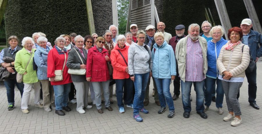Die Gruppe des HSC-gesundheitssports bei ihrem Ausflug zur Waldbühne Heessen. (Foto: privat)