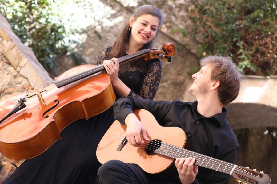 Duo Giussani mit Pauline Stephan (Violincello) und Julian Richter (Gitarre) mit spanischen Werken von Granados. (Foto: privat)