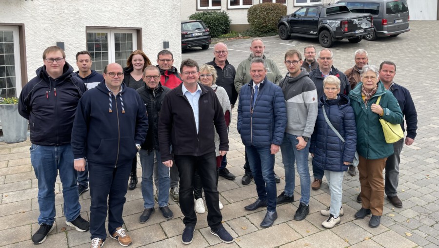 Die CDU-Fraktion vor ihrer Klausurberatung am vergangenen Wochenende im Hönnetal. (Foto: CDU Holzwickede)  