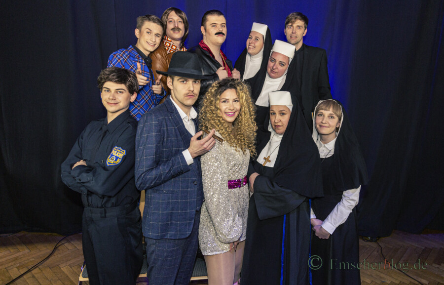 Beim Fotoshooting in der Rausinger Halle wurden am Sonntag vor Ostern die Fotos für die Agenturen, Presse und Werbeplakate erstellt. (Foto: P. Gräber - Emscherblog)